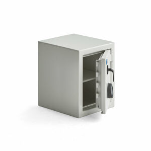 Bezpečnostná skrinka CONTAIN, elektronický zámok, 450x350x400 mm, biela