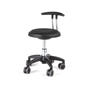 Mobilná pracovná stolička STAR, V 300-380 mm, čierna