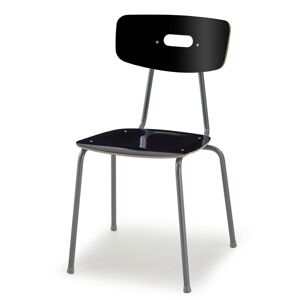 Detská jedálenská stolička AVE, V 440 mm, čierna