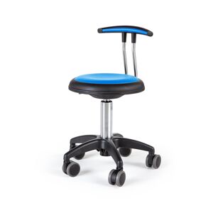 Mobilná pracovná stolička STAR, V 380-480 mm, modrá
