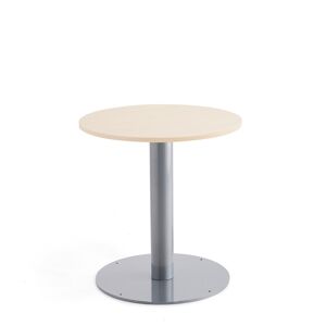 Okrúhly stôl ALVA, Ø700x720 mm, breza
