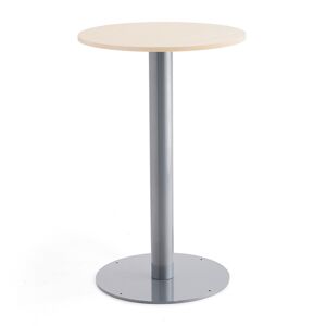Okrúhly barový stôl ALVA, Ø700x1100 mm, breza