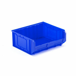Plastové boxy APART, Š 410 x H 345 x V 165 mm, 8 ks, modré