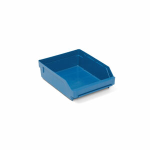 Plastové boxy na súčiastky REACH, 300x240x95 mm, 15 ks, modré