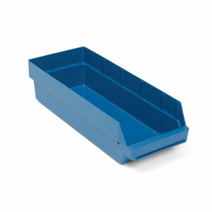 Plastové boxy na súčiastky REACH, 600x240x150 mm, 10 ks, modré
