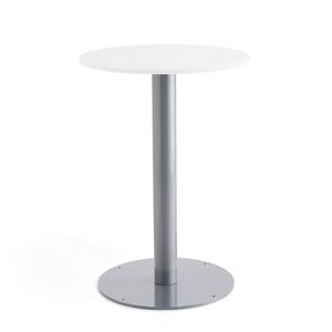 Okrúhly barový stôl ALVA, Ø700x1000 mm, biela