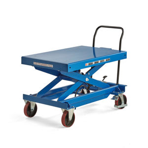 Hydraulický zdvíhací vozík s váhou, 1000 kg, 1200x800 mm