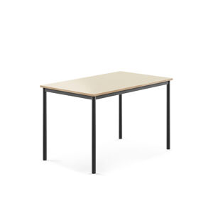 Stôl BORÅS, 1200x800x760 mm, laminát - breza, antracit