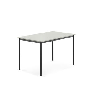 Stôl BORÅS, 1200x800x760 mm, laminát - šedá, antracit