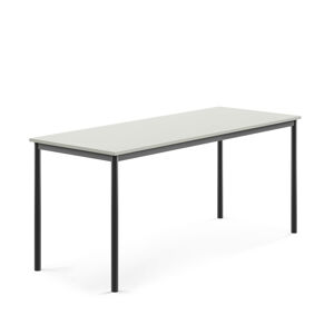Stôl SONITUS, 1800x700x760 mm, laminát - šedá, antracit