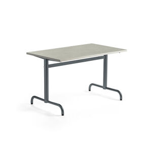 Stôl PLURAL, 1200x700x720 mm, linoleum - šedá, antracit