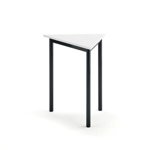 Stôl SONITUS TRIANGEL, 700x600x720 mm, laminát - biela, antracit