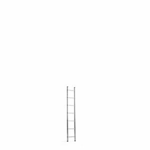 Hliníkový rebrík, 7 schodíkov, výška 2000 mm