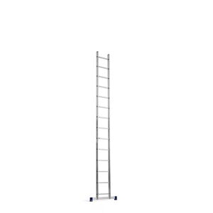 Hliníkový rebrík, 14 schodíkov, výška 4000 mm
