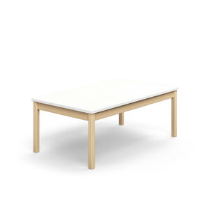 Stôl DECIBEL, 1400x800x530 mm, akustický HPL - biela