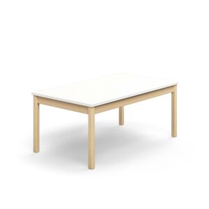 Stôl DECIBEL, 1400x800x590 mm, akustický HPL - biela