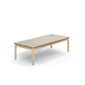 Stôl DECIBEL, 1800x800x530 mm, akustické linoleum - šedá