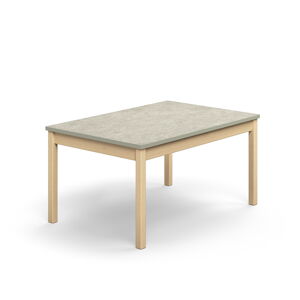 Stôl DECIBEL, 1200x800x590 mm, akustické linoleum - šedá