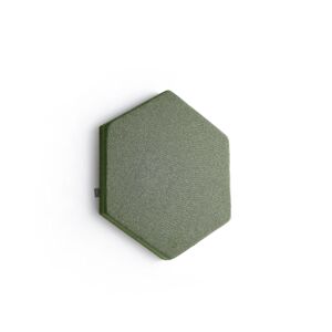Akustický panel POLY, hexagon, 600x600x56 mm, nástenný, zelená