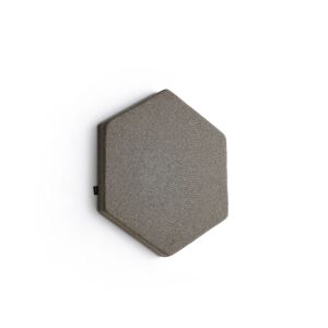 Akustický panel POLY, hexagon, 600x600x56 mm, nástenný, hnedá